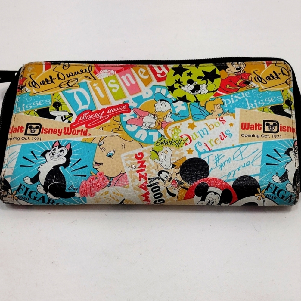 Disney Parks Unique Classic Collage Wallet - Picture 14 of 16